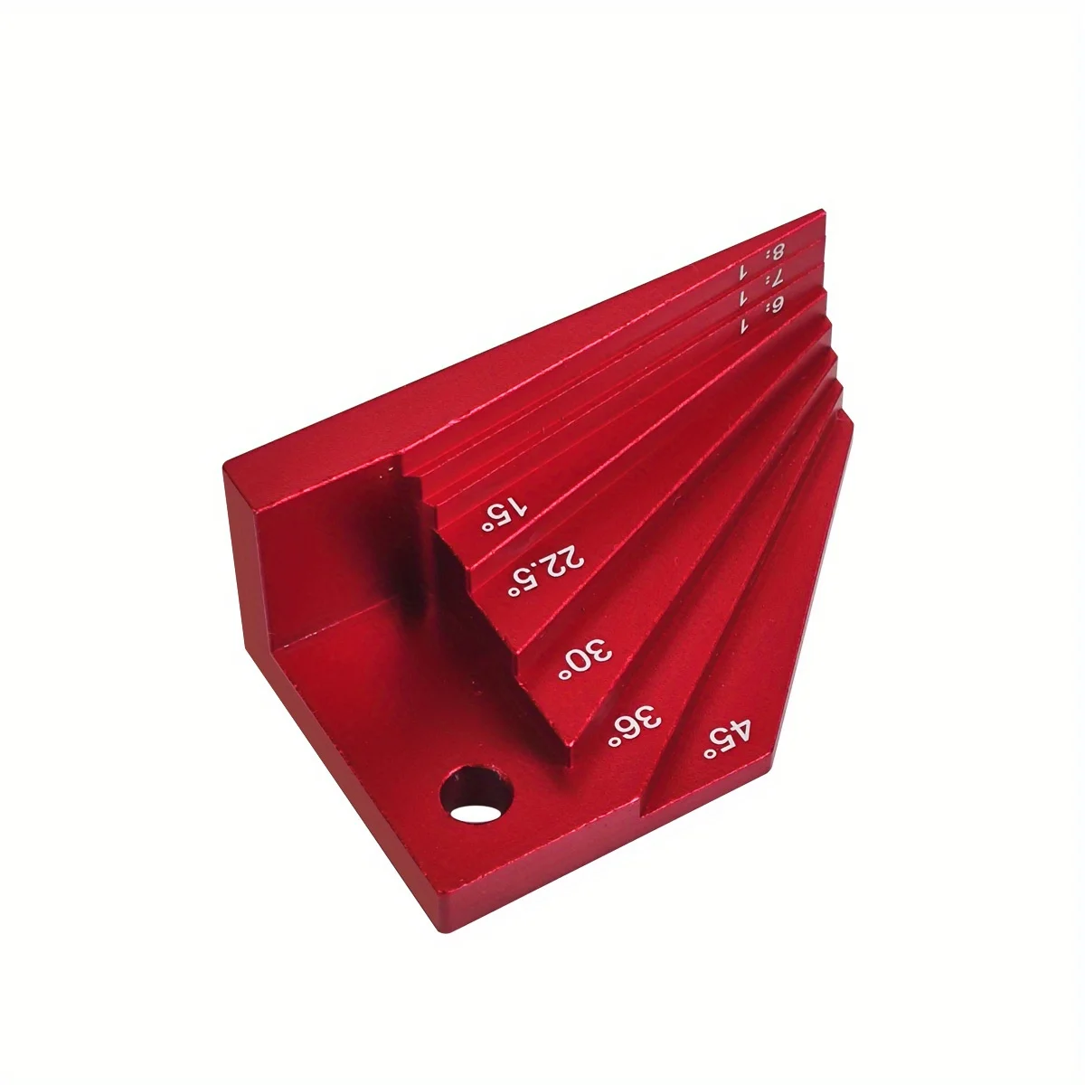 Tischler Winkels ucher Aluminium Kegel block Messgerät-Holz bearbeitung Winkelmesser Schnell position ier winkel Hilfs mess werkzeuge – Detail 8