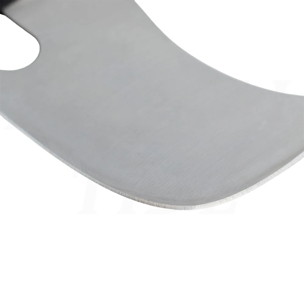 20 ซม.S Quarter Moon มีดเชื่อมตะเข็บท่องเที่ยวตัดและตัดแต่งมีด PVC กีฬาพลาสติกชั้น Peeling และตัดมีด