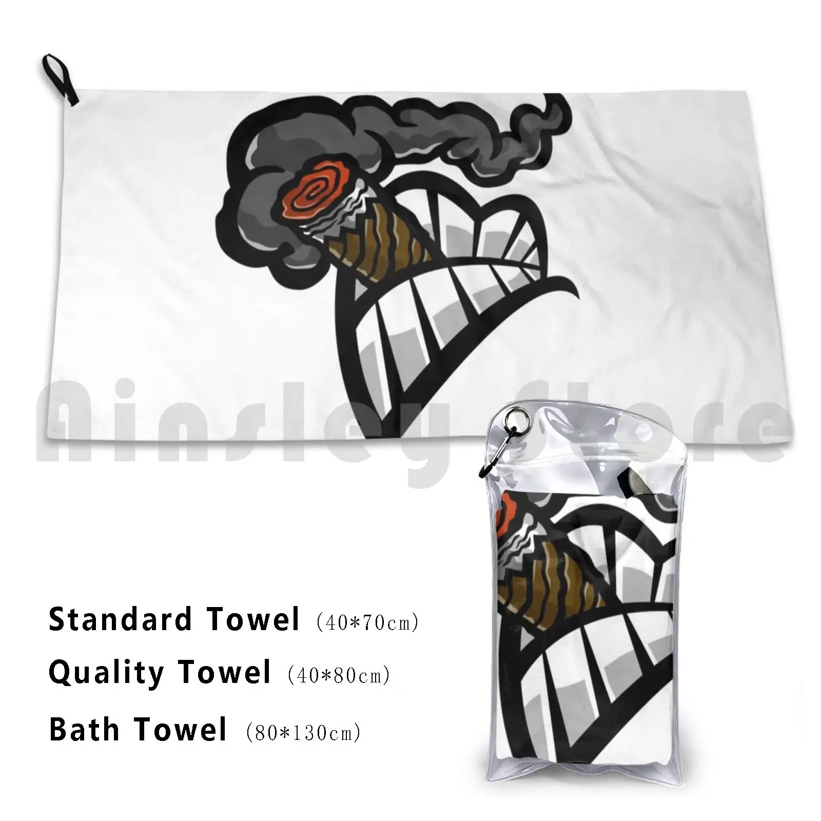 Mouth Cigar Cigarette Smoke Smoke Custom Towel Bath Towel Mouth Cigar Dialect Cigarette Smoke Smoker Smoking