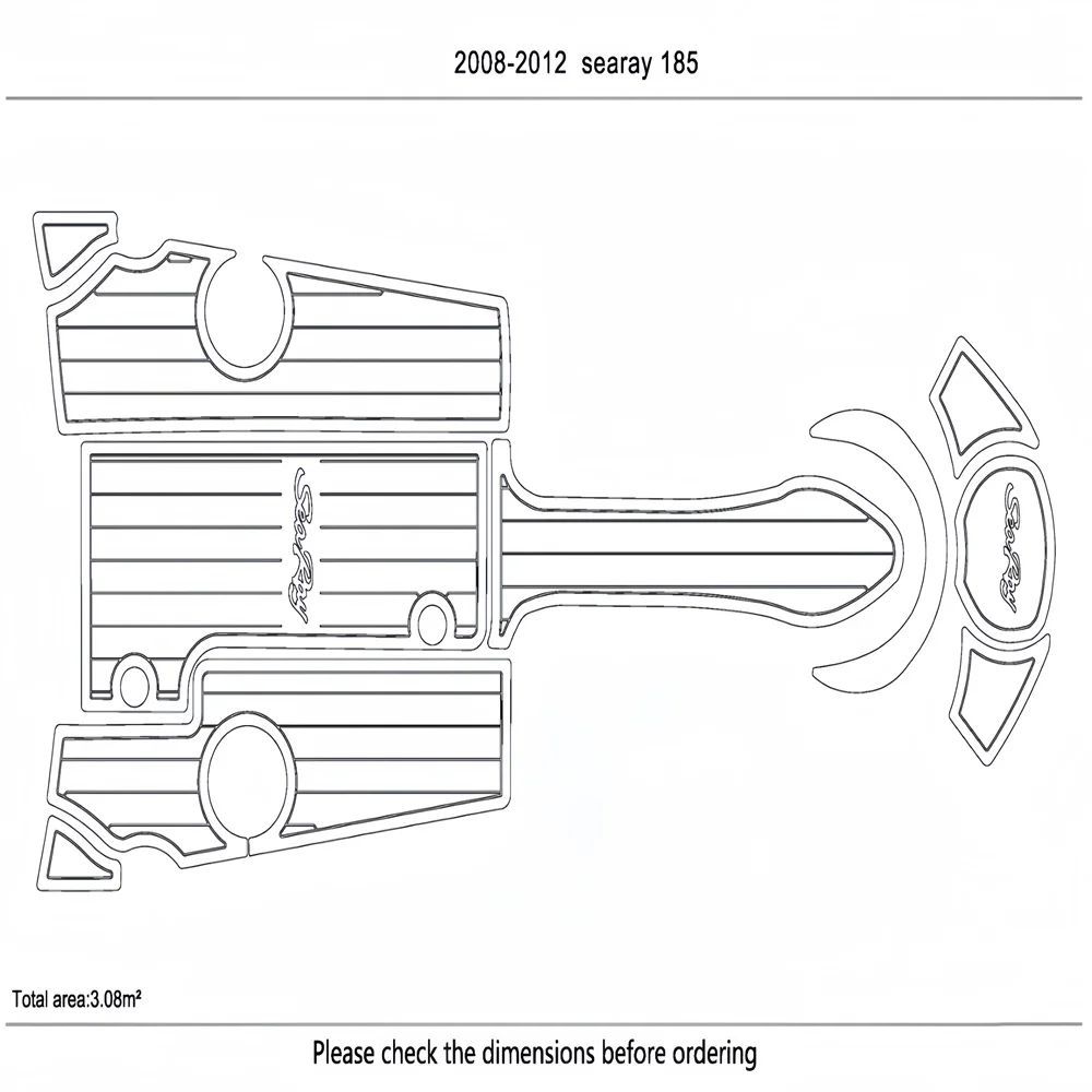 2008-2012 searay 185 sport Cockpit 1/4