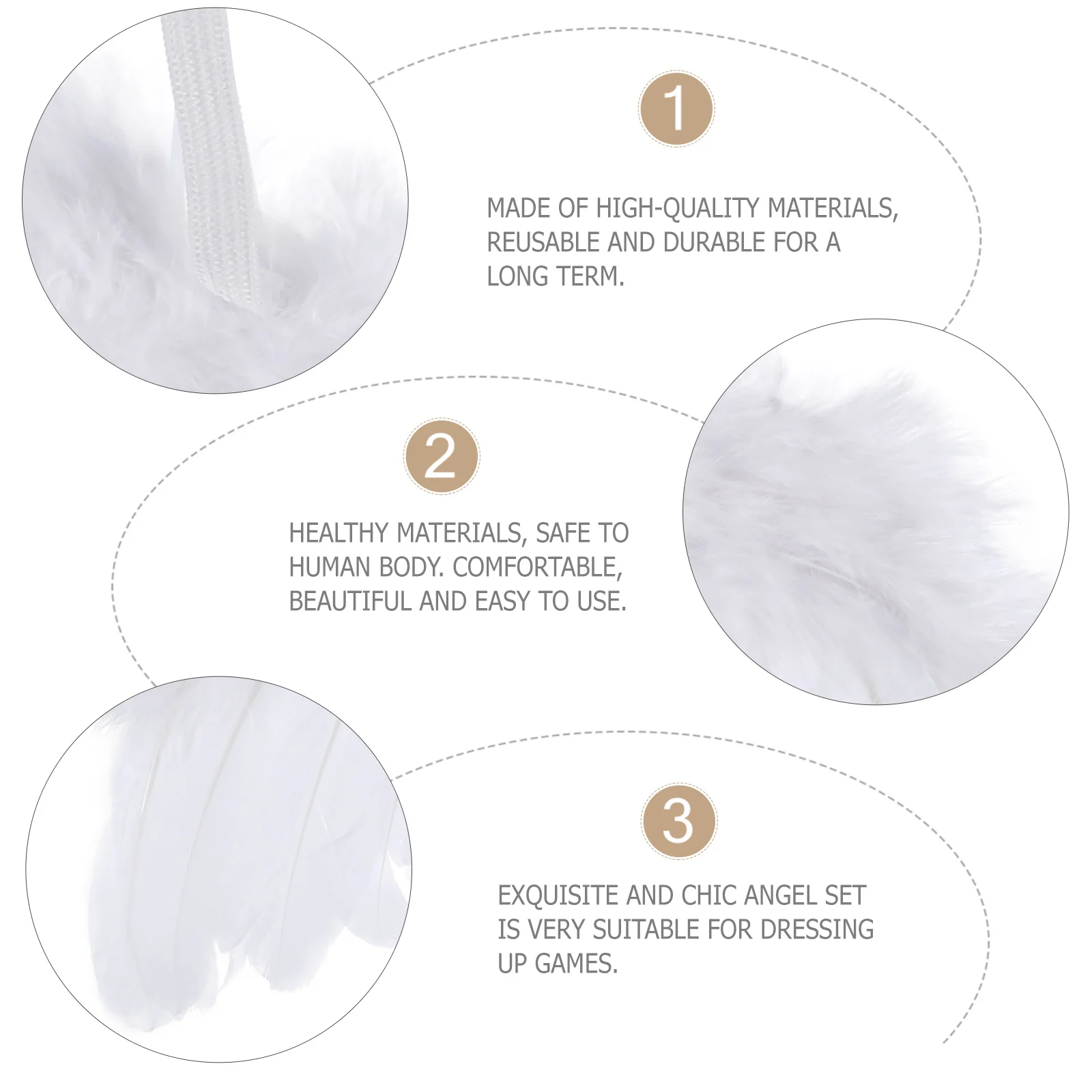 

1 set 1 Set Angel Wings Headband Photo Props Newborn Baby Shower Leaf Headdress Decorative Set Reusable Durable Comfortable Kids