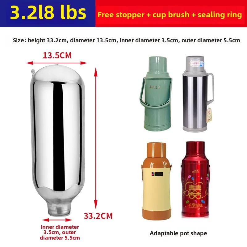 

Вакуумная термобутылка с двойными стенками и ручкой для дома и общежития, прочная, с двойными стенками, для чая