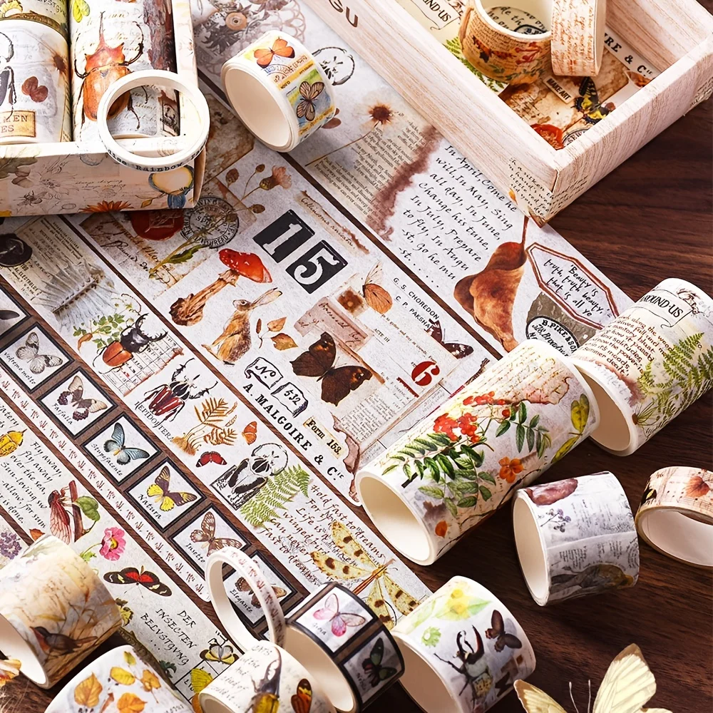 18 Рулонов в винтажном стиле