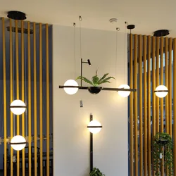 2023 Modern Plant Pendant Lights Nordic DIY Sky garden Led Lamp Flower Pot Hanging Lamp Dining Room Lighting Fixtures Home Decor