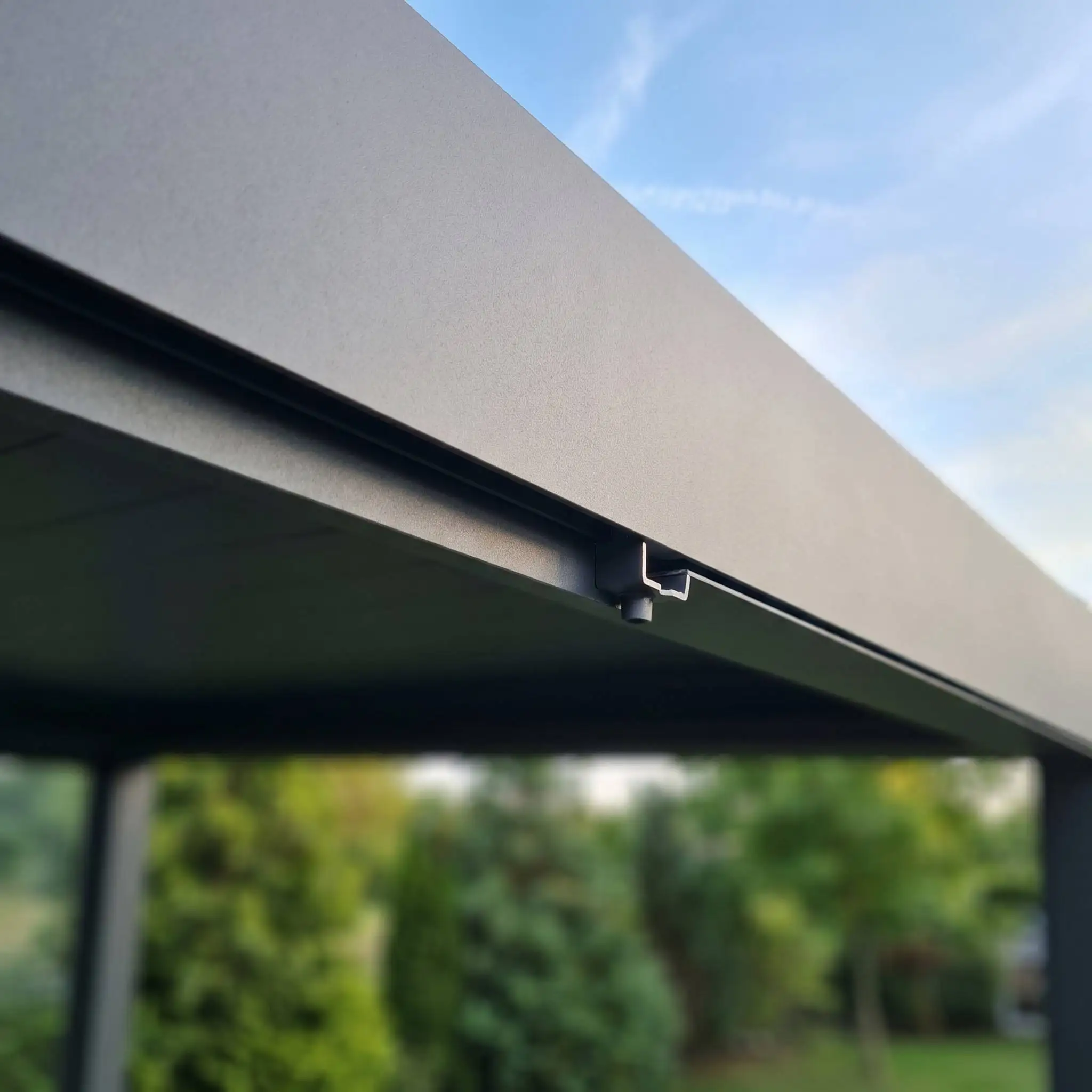 Modern Aluminum Pergola Waterproof Weatherproof Adjustable Louvered Roof Gazebo Sunshade Shelter for Garden Patio