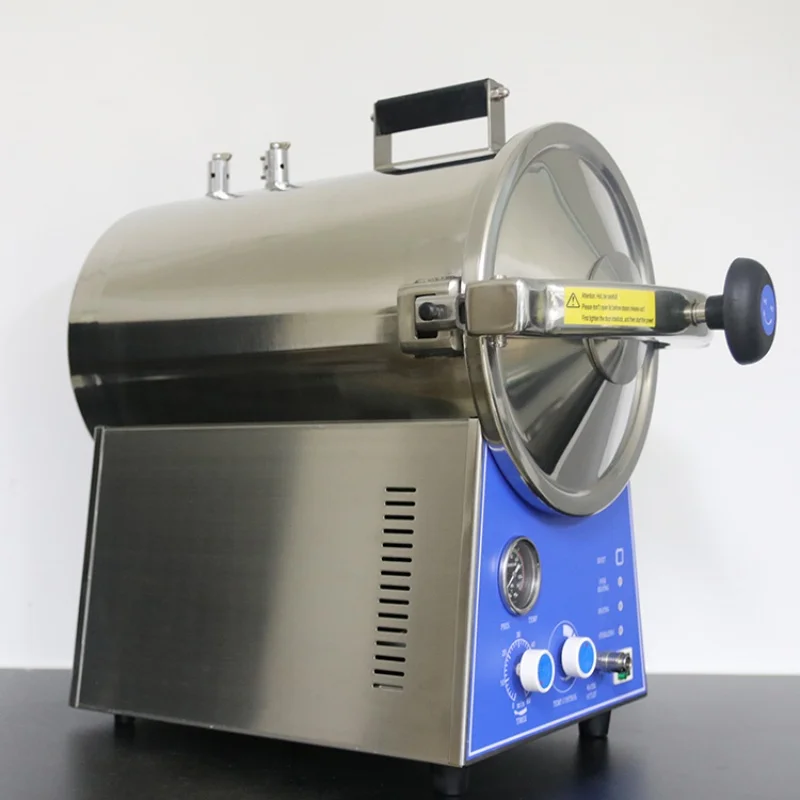 WEIAI Desktop High Pressure Steam Sterilizer 16/24L Stainless Steel Portable Dental Autoclave Machine TM-T16J