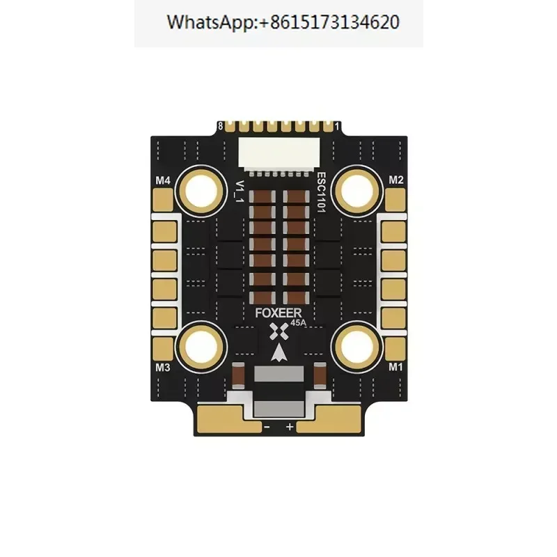Foxeer Reaper F4 Mini 128K 45A BL32 4in1 ESC 20*20mm M3 3-6S BLHeli32 DShot150/300/600/1200/MultiShot/ OneShot For FPV Racing