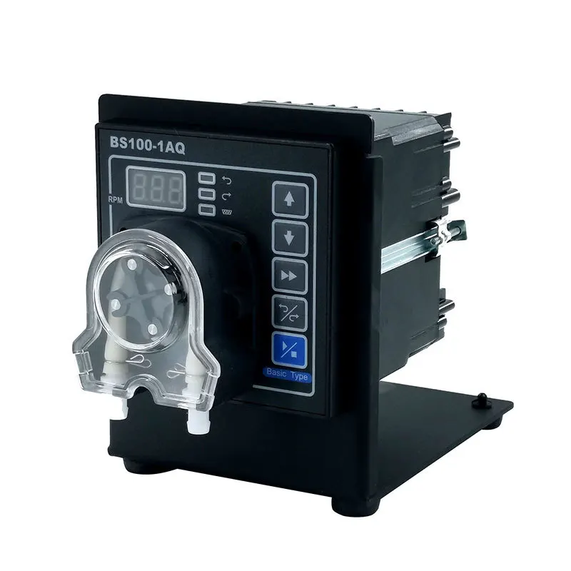 

BS100-1AQ Timing Peristaltic Pump Grinder Supporting Titration Pump Chemical Pharmaceutical High Precision Dosing Metering Pump