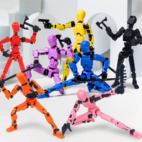 T13 Action Figure Titan 13 Action Figure Dummy Lucky 13 Action Figure 3D Printed Multi-Jointed Movable Nova 13 Action Figure Toy