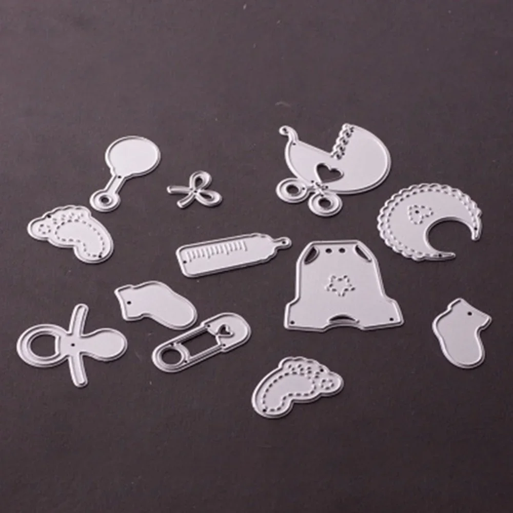 Lovely Baby Carriages Metal Cutting Dies Stencils for DIY Scrapbooking Stamp Photo Album