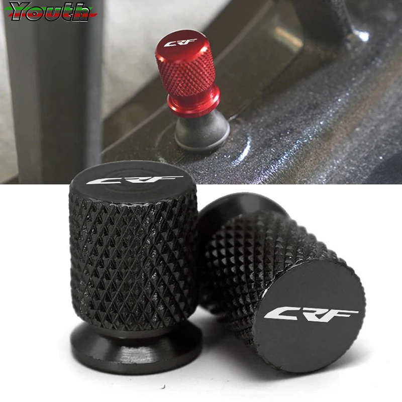 For HONDA CRF 150 250 300 450 CRF300L CRF150 R/F CR450 R/X/RX CRF230F CRF250 R/X/L/M CNC Wheel Tire Valve Stem Caps Covers