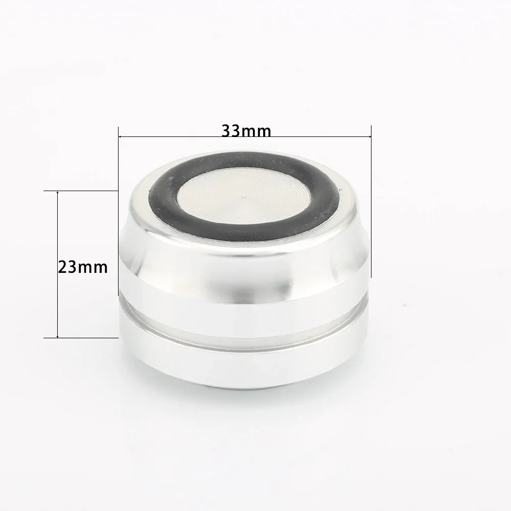 4xAudiocrast FT001 الفضة الصلبة الألومنيوم قدم وسادة قاعدة 23*33 مللي متر مشغل أقراص مضغوطة مكبر للصوت المتكلم