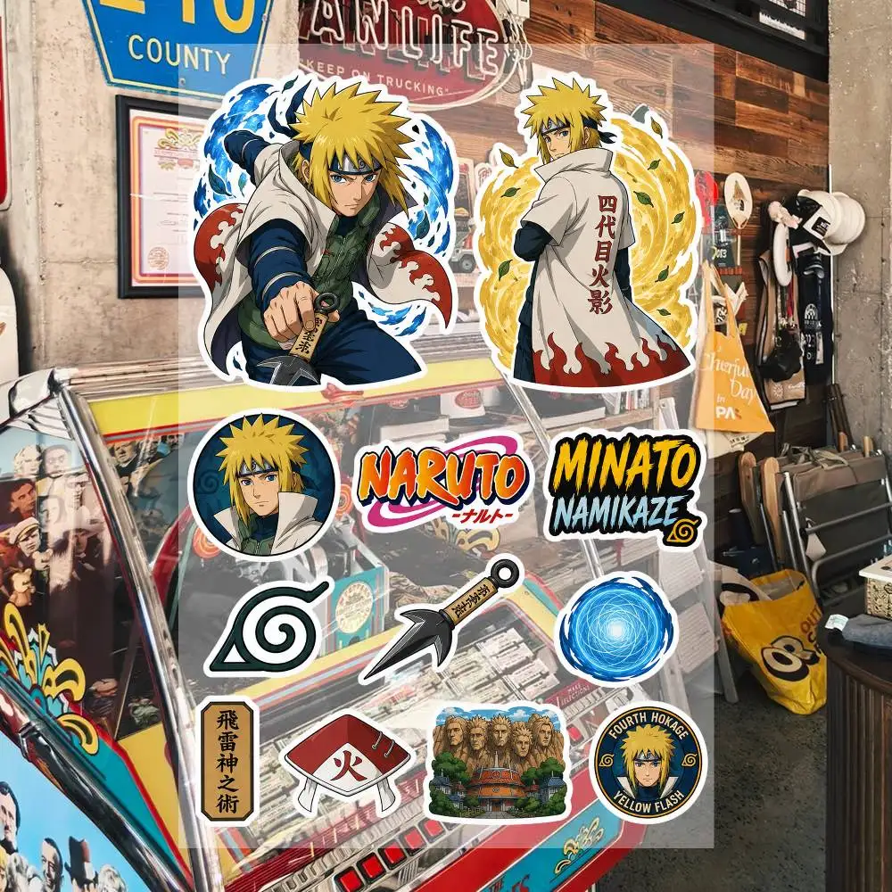 AnimeM-inato N-amikaze Aesthetic Graffiti Stickers Waterproof PVC Decals for Car Motorcycle Skateboard Helmet Notebook