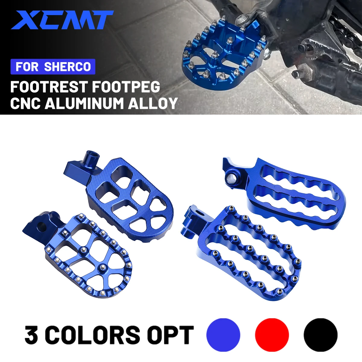 

For Sherco Factory 125 250 300 450 510 SEF SER SE-R SE-F SER125 SER250 SER300 Accessories Footrest Footpeg Foot Pegs Rests Pedal