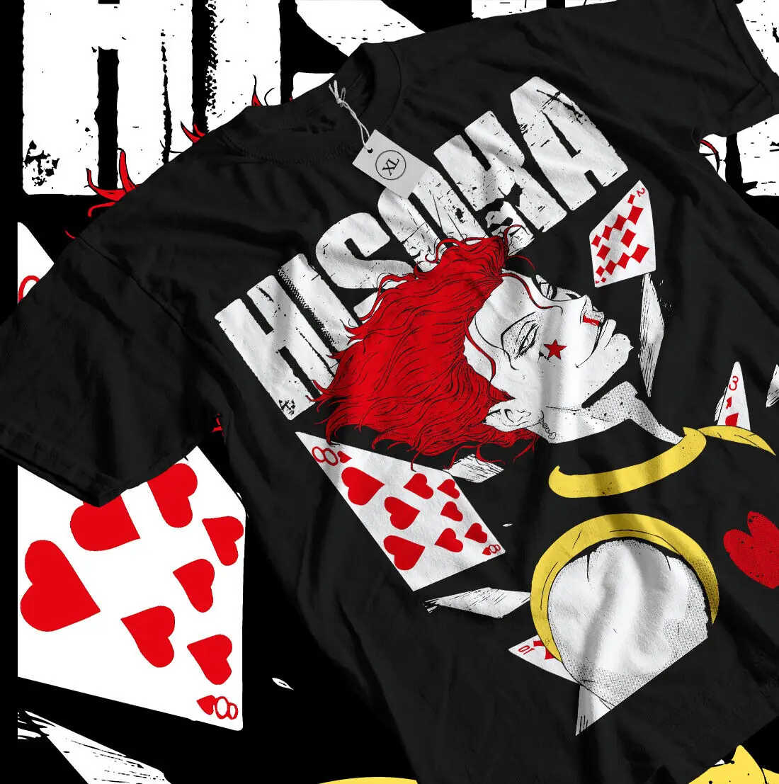 T-Shirt Unisexe Hisoka Hunter X Hunter Manga Strip HXH Anime