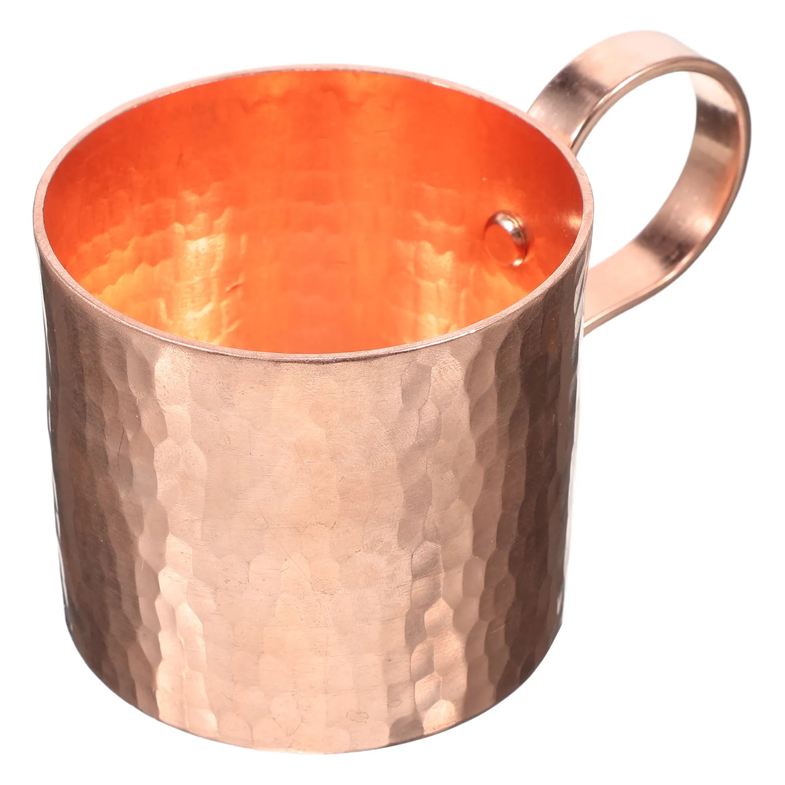 Traditional Ayurvedic Pure Copper Mug Hand Hammered 125Ml Drinking Water Cup Copper Cup for Kitchen Barware Drinkware