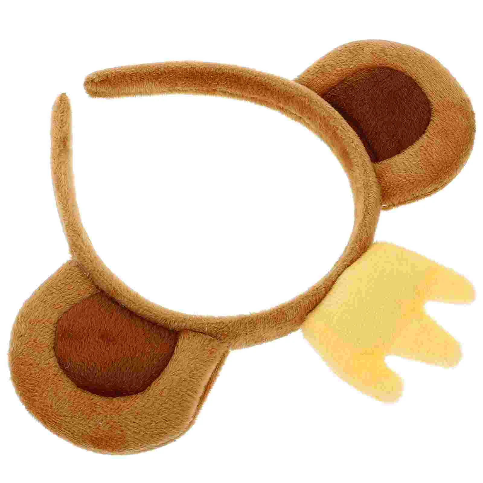 

Monkey Crown Headband Animal Ears Hair Accessories Girls Women Child Lightweight Cartoon Performance Prop Cosplay Halloween