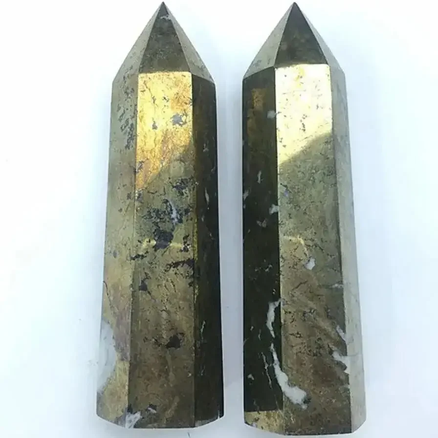 Редренатуральная медная палочка пиритов, лечебный кристалл, 6 точек осады, минеральный камень, обелиск, RoomArt, украшение, подарок, чакра рейки