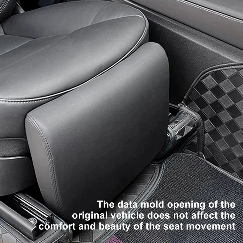 2023 Car Leather Electric Seat Leg Rest For Tesla Model 3 Y Accessories 80° Free Adjustment Black White Auto Interior Parts 2021