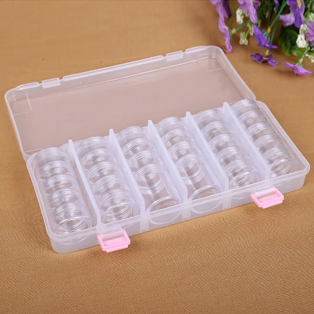 Transparent Multipurpose Storage Box Organizer Nail Art Tool Storage Box Jewelry Earrings Beads Desktop Home Office