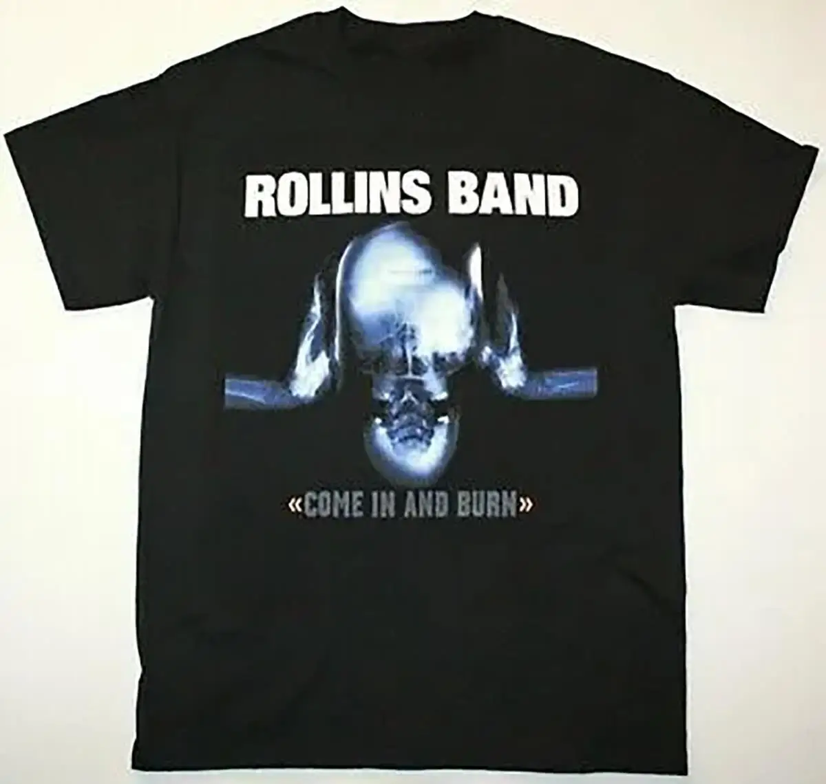 Rollins Band Come In And Burn Unisex Black T Shirt Size S-4XL Fastship