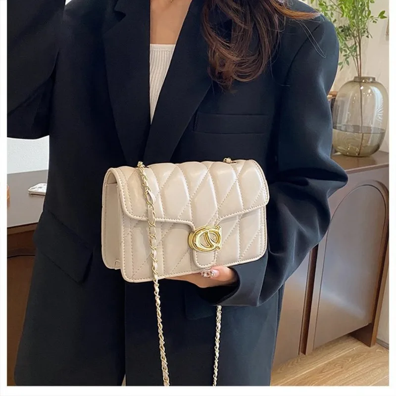 

Элегантная сумка через плечо Майяра с геометрическим лоскутным дизайном и заклепками, сумка на одно плечо, модная сумка для поездок на работу