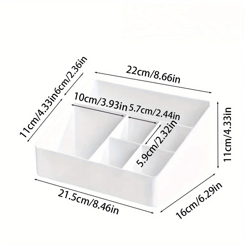 Professional AcrylicEyelash Extension Organizer Box Lash Tool Storage Case Makeup Holder for Pads Tissues Tweezers Salon Display view 3