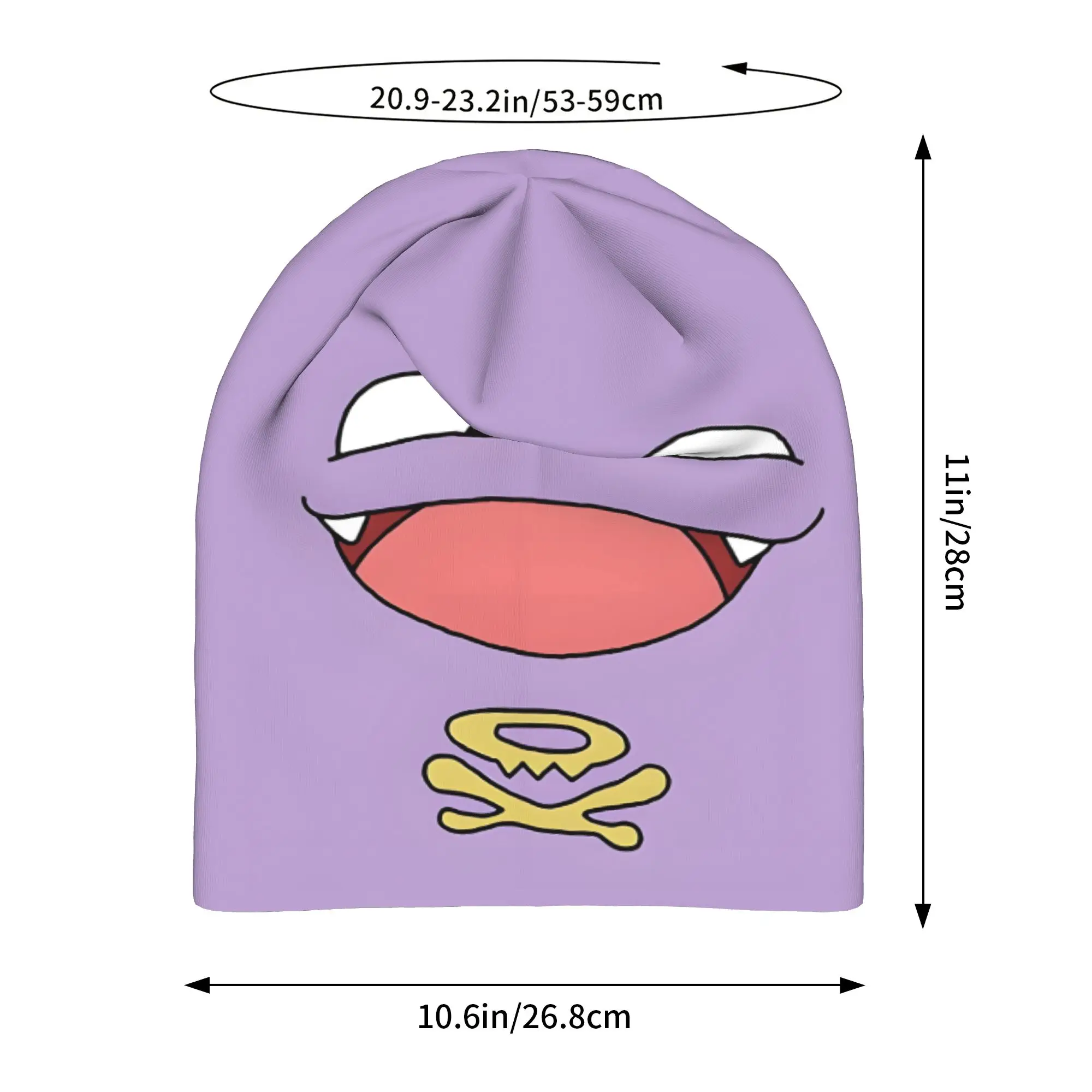 Autumn Styles Bonnet Pokemon Men Women's Thin Hat Koffing Poster Summer Cap Design Skullies Beanies Caps
