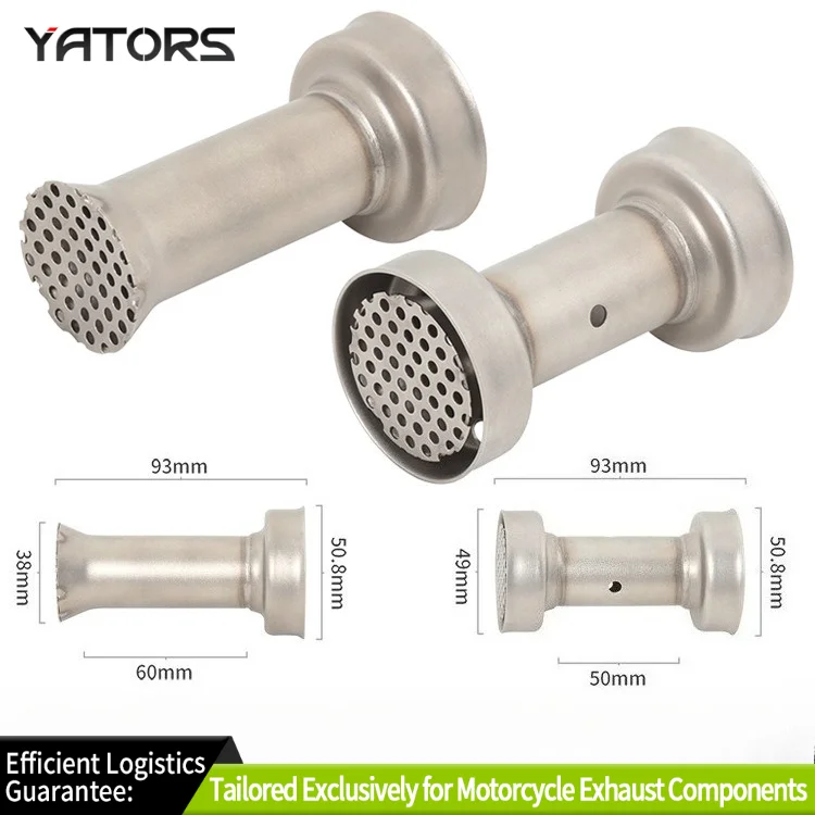 

51MM Motorcycle Exhaust Muffler DB Killer - Single & Double Head Mesh Plug for Noise Reduction