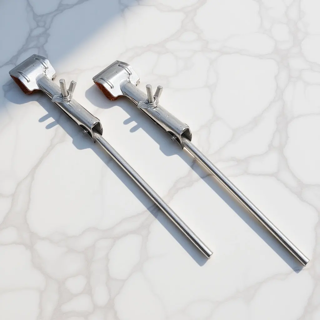 

2Pcs Iron Test Tube Clamp Laboratory Flask Holder Clip High Temperature Resistant Rust Proof Ergonomic Design for Science Lab