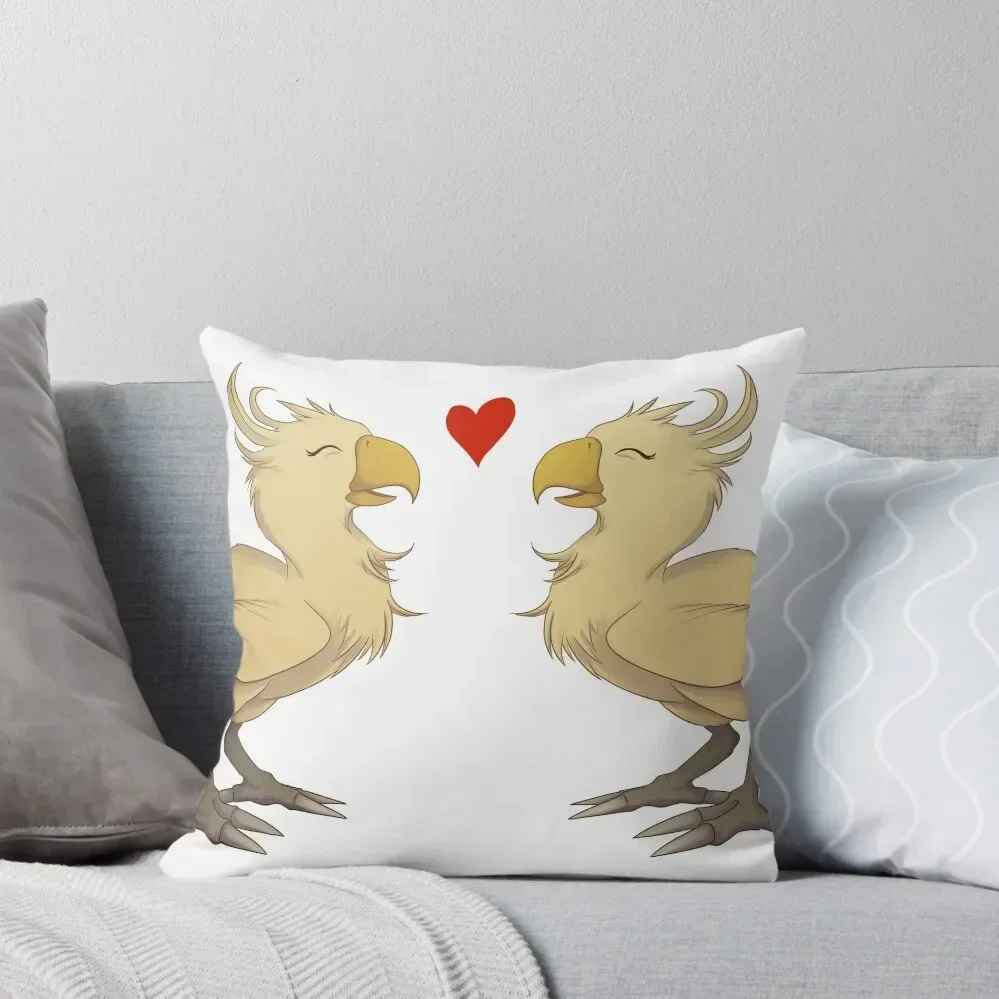 

Chocobo Love Throw Pillow Couch Cushions christmas cushions covers Luxury Cushion Cover pillow cover christmas pillow