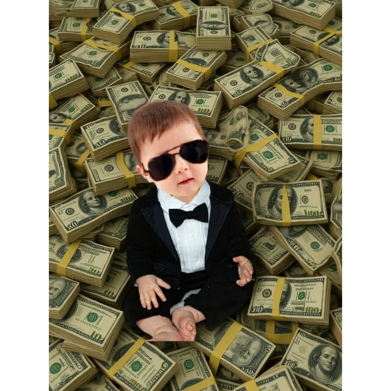 

(комплект из 3 предметов) Костюм для фотосессии мальчика — костюм и комбинезон с галстуком-бабочкой и солнцезащитными очками — крутой детский наряд в стиле BOSS Recién nacido