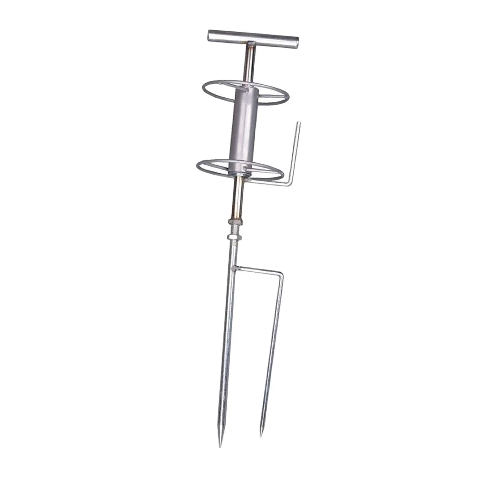 Zinc Plated Garden Hose Guide Stake Heavy Duty Water Hose Holder for Yard Lawn Agriculture Field