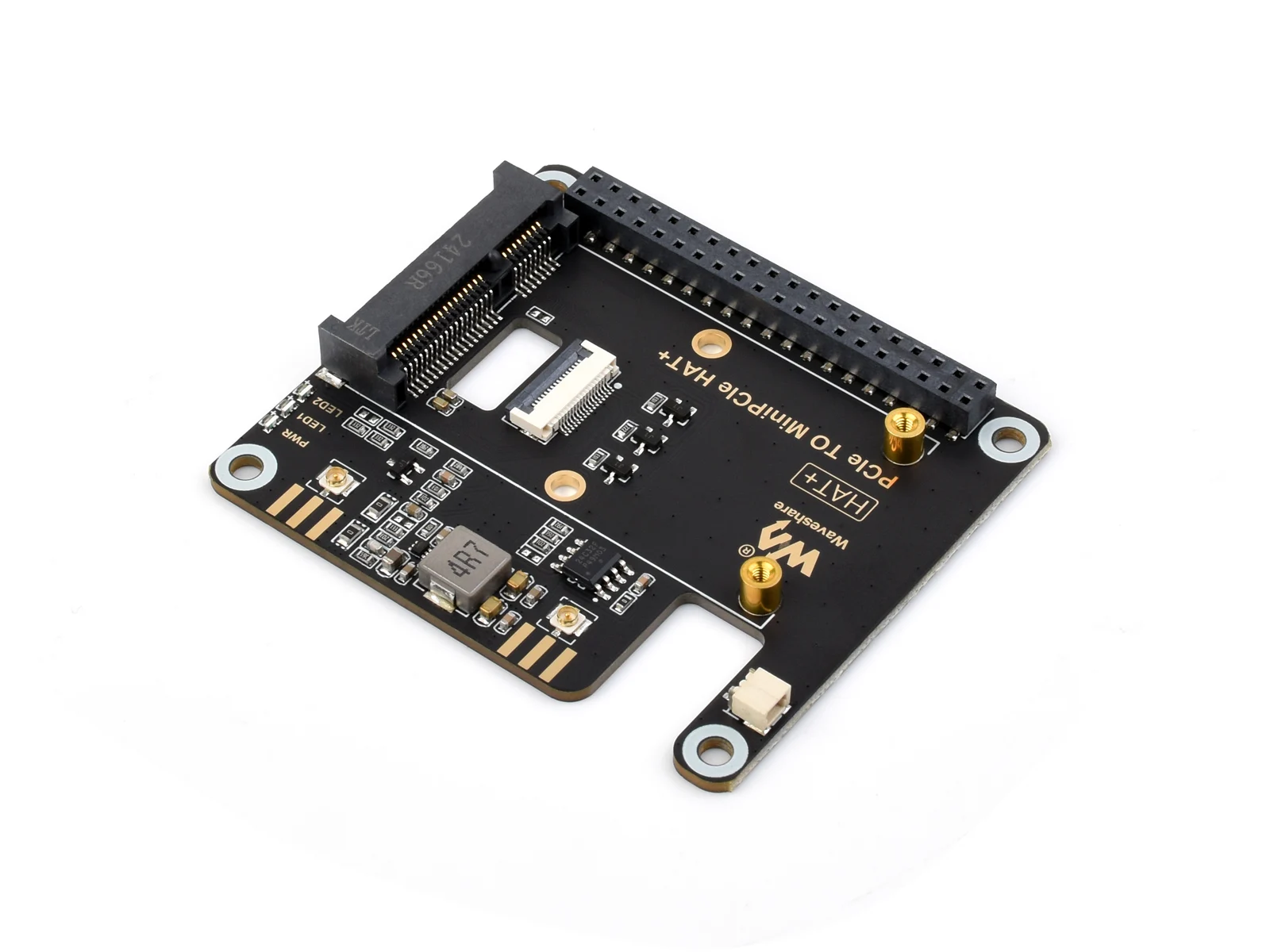 PCIe TO MiniPCIe Adapter For Raspberry Pi 5, Compatible With MiniPCIe Wireless NIC, Supports USB Bluetooth Connection, Driver-Fr