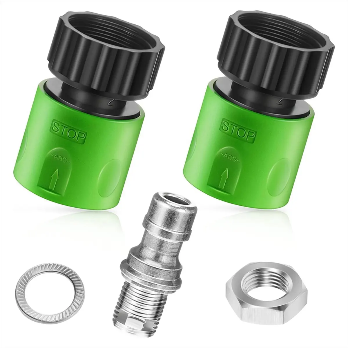 Final~~Lawn Mower Deck Wash Kit, Deck Wash Adapter Attachment Kit, Riding Lawn Mower Cleaning Accessories,