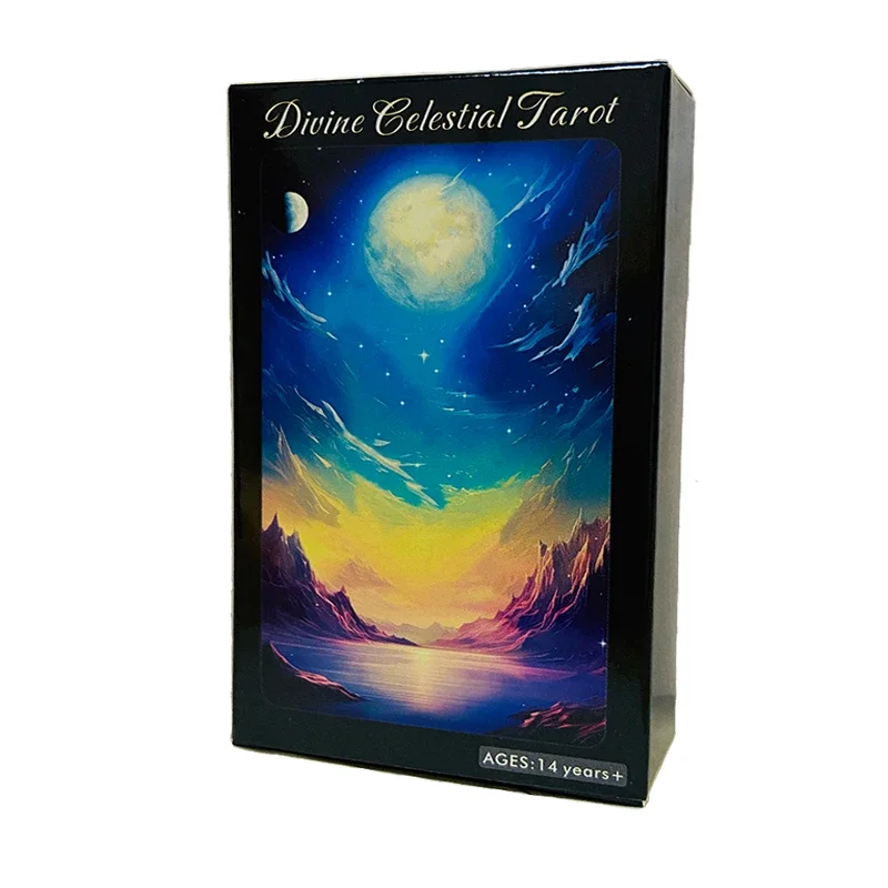 New Divine Celestial Tarot Cards A 78 Tarot Fortune Telling Divination Tools English Tarot Decks for Board Game Fate Divination