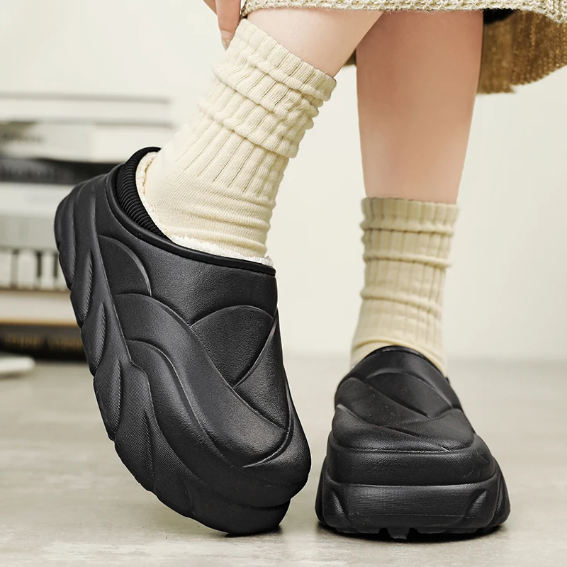 

Snow Shoes Women Casual Shoe Indoor Slipper Bedroom Shoes Winter Men Warm Shoes Home Man Cotton Shoes Outdoor Waterproof Couple