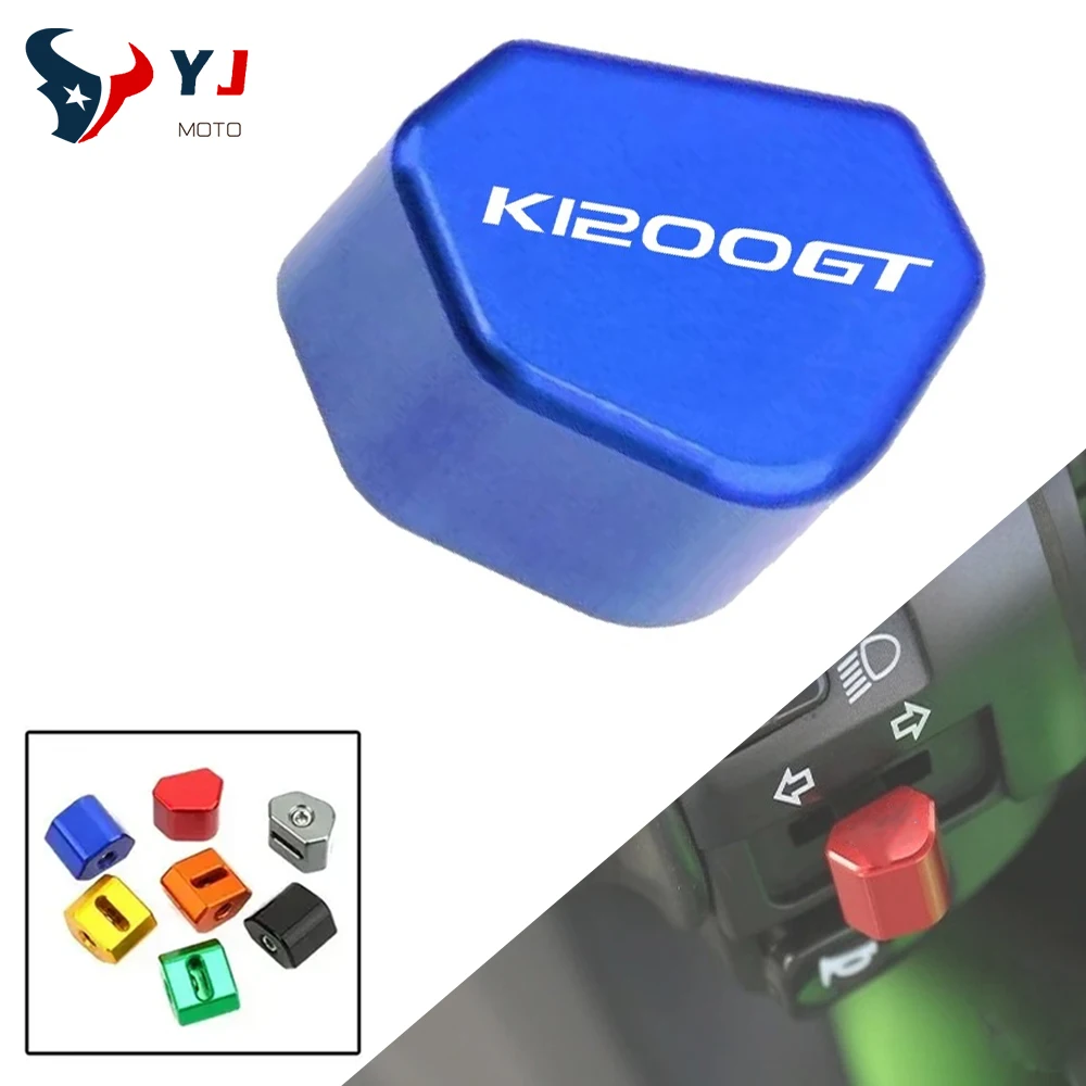 For BMW K1200 K 1200 GT K1200GT 1200GT 2010-2025 CNC Aluminum Mototcycle Switch Button Turn Signal Switch Key Cap