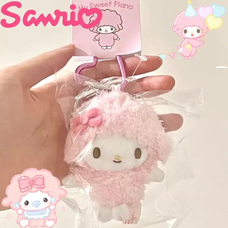 

Kawaii Sanrio My Sweet Piano Plush Keychain Toy Anime Cartoon My Melody Sweet Girl Cute Pendant Lovely Backpack Decoration Gifts