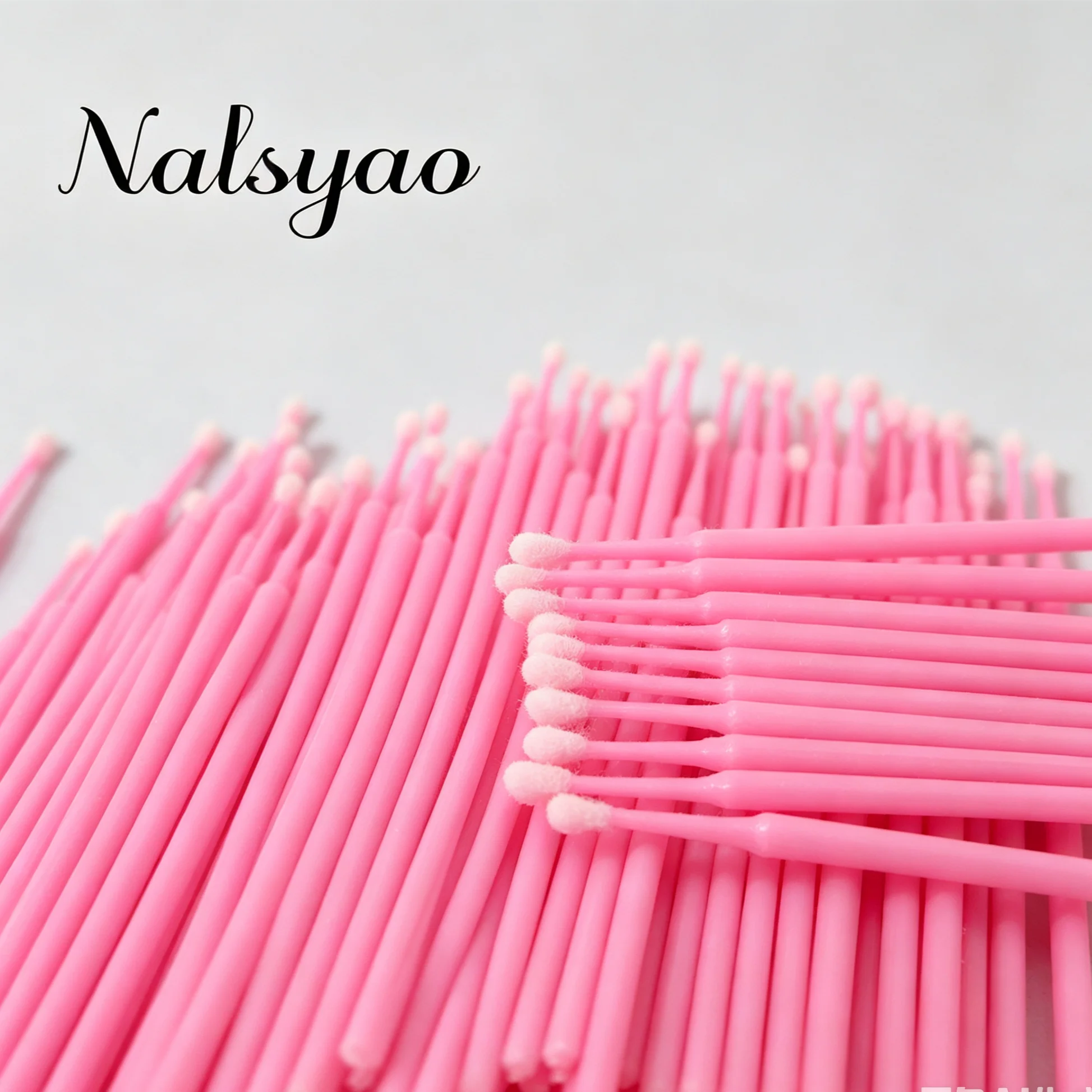 100/200pcs Eyelash Cleaning Brush Lash Extension Micro Cotton Swab Eyelashes Microbrush Makeup Clean Tool