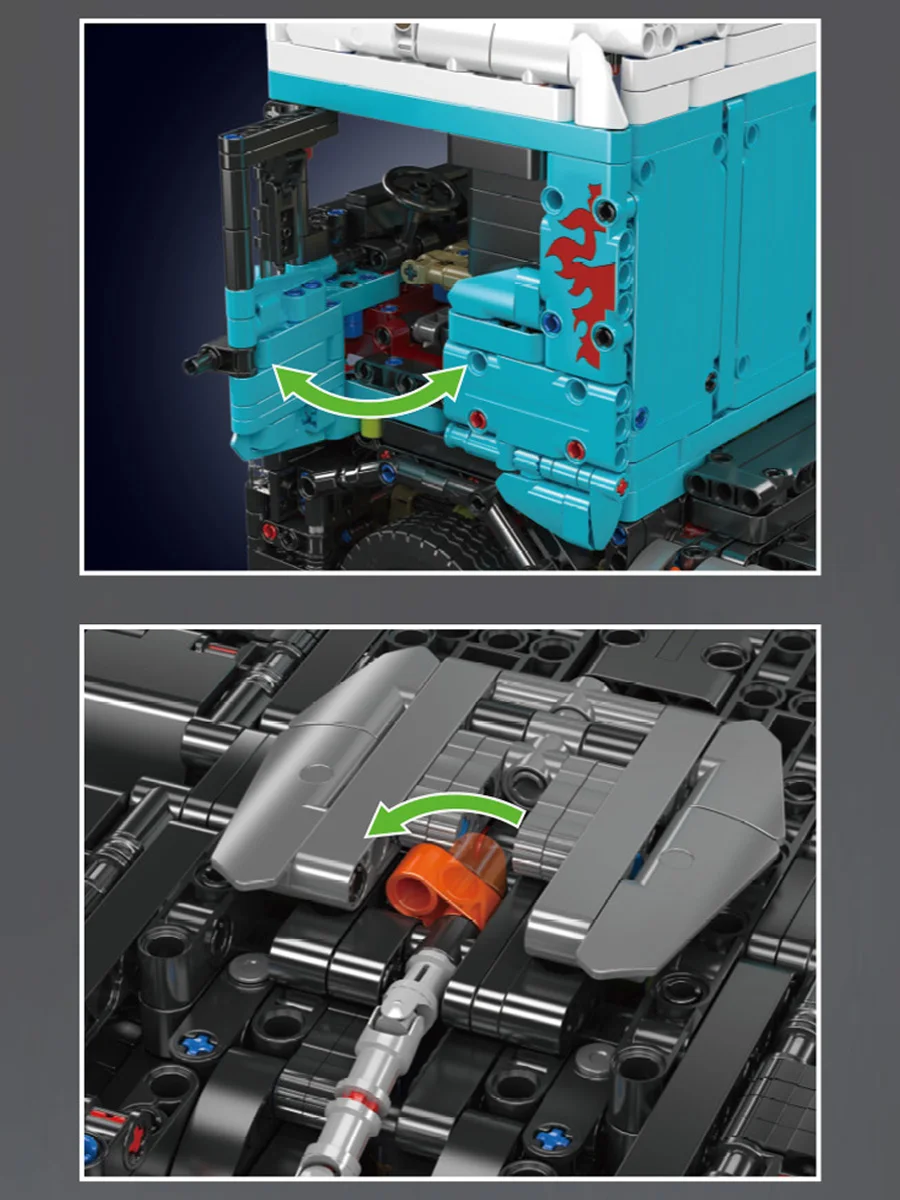 รถบรรทุก Mould King 13203 ชุดตัวต่อรถแทรกเตอร์บังคับวิทยุ ของเล่นเสริมพัฒนาการสำหรับเด็กและผู้ใหญ่ ของขวัญคริสต์มาส