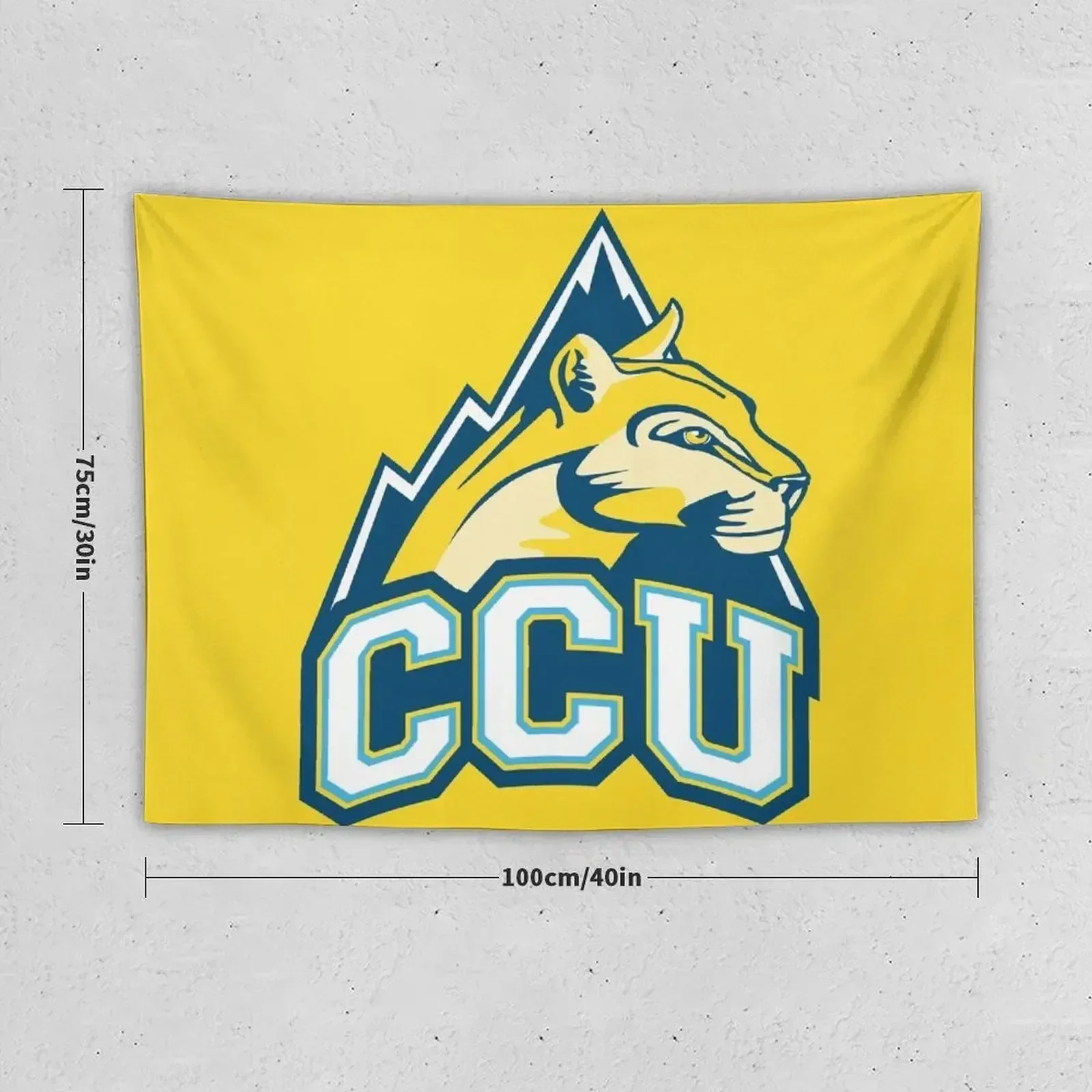 new Colorado Christian-Cougars Tapestry Wallpaper Bedroom Bed Room Decoration Wallpapers Home Decor For Bedroom Tapestry