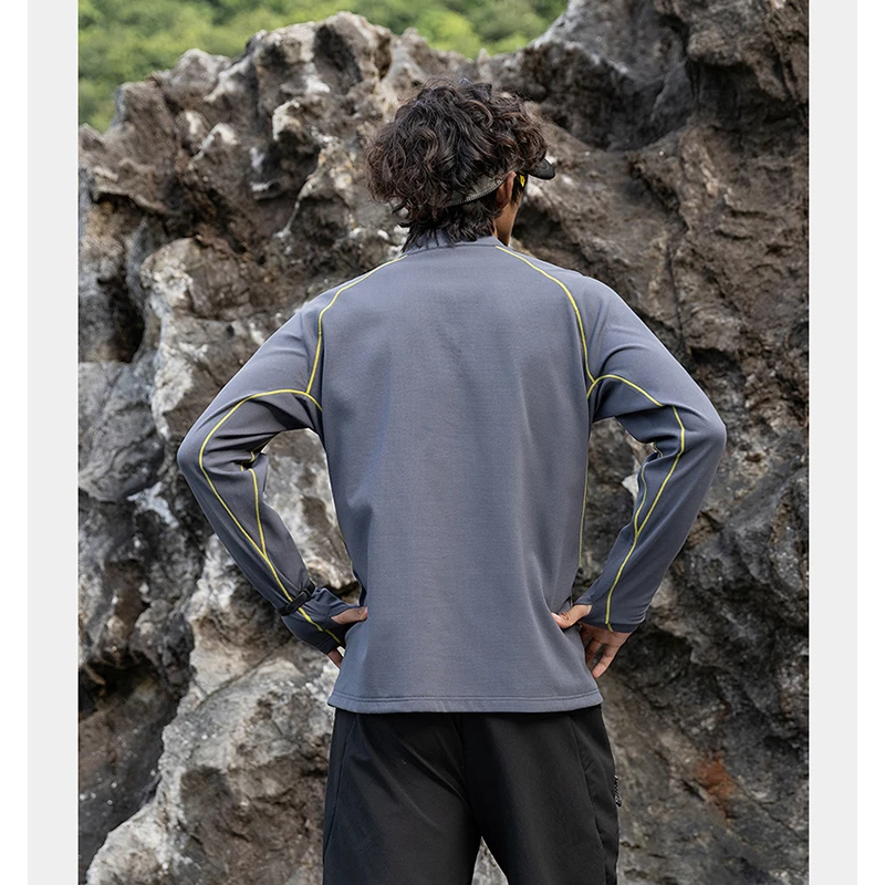 남성용 아웃도어 하프지퍼 긴소매 기능성 티셔츠 – UP - Hiking 리뷰 및 가격