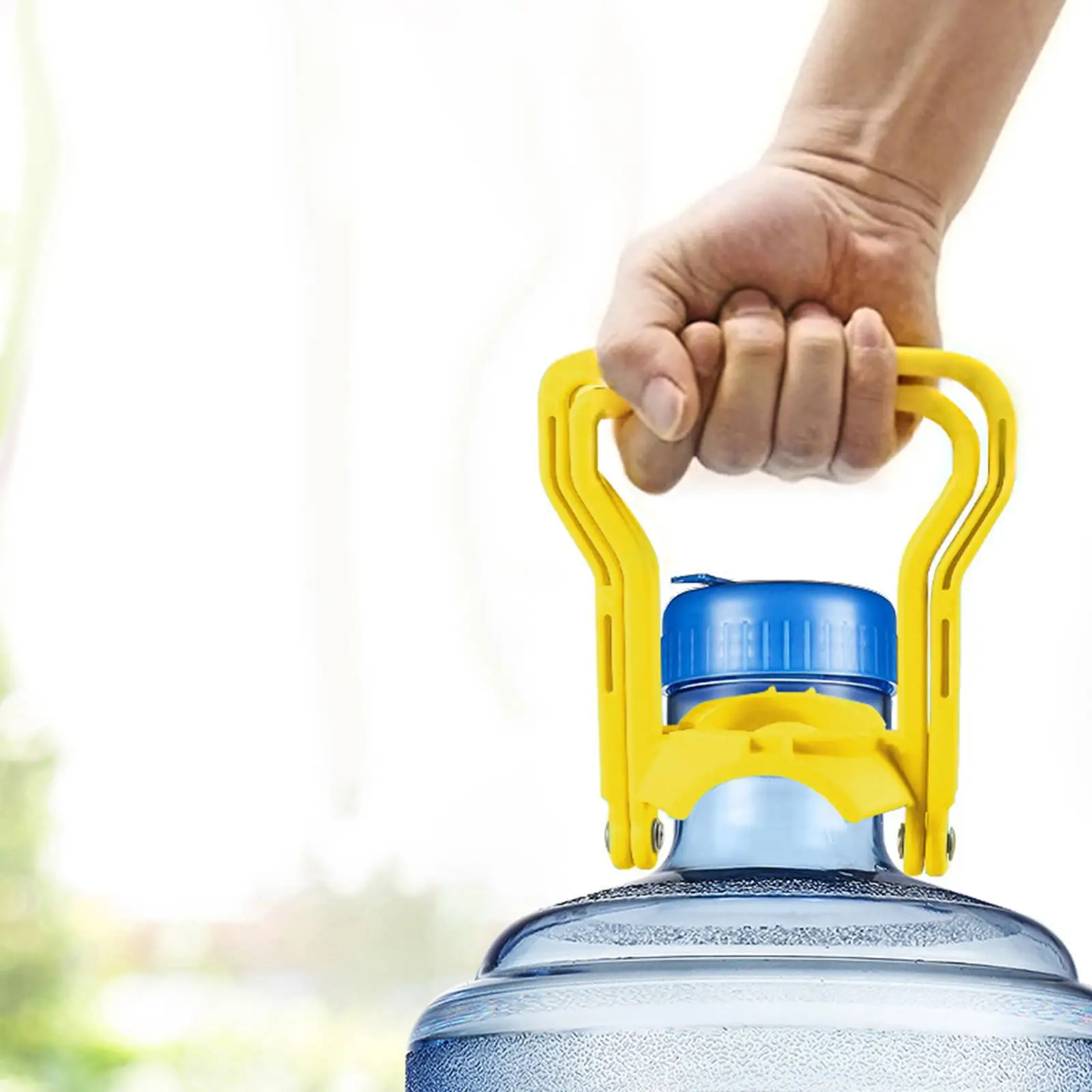 Ergonomic 5 Gallon Water Bottle Handle - usage example