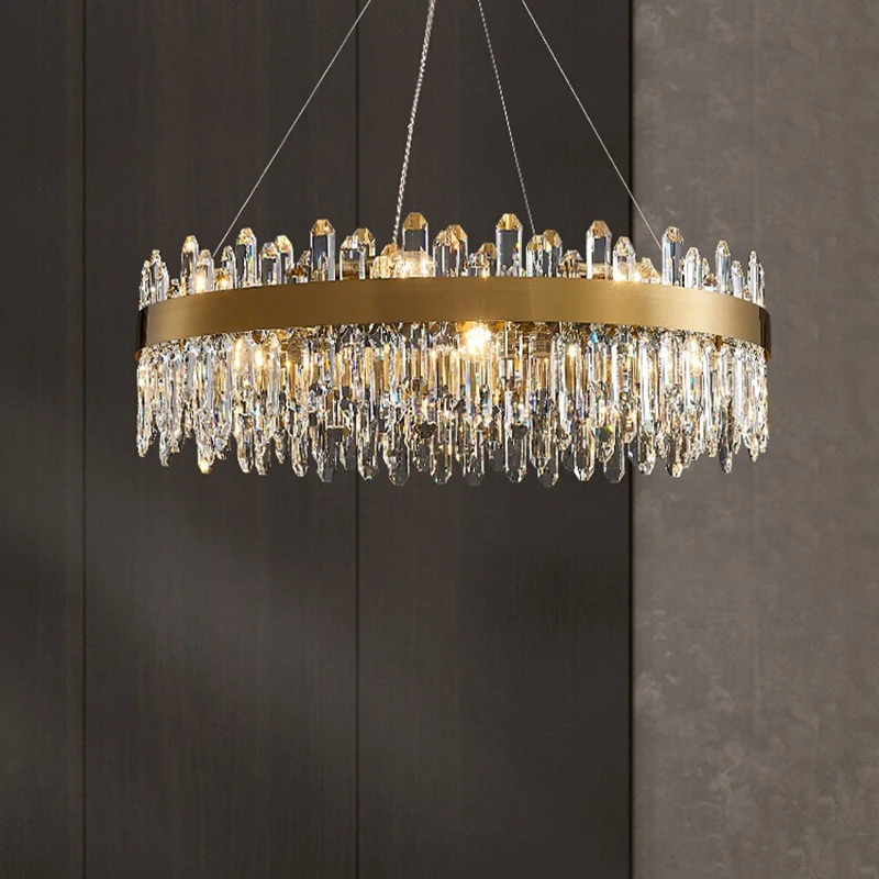 home decorationPendant lights, luxury crystal living room chandelier, bedroom Pendant lamp, ceiling light, indoor lighting