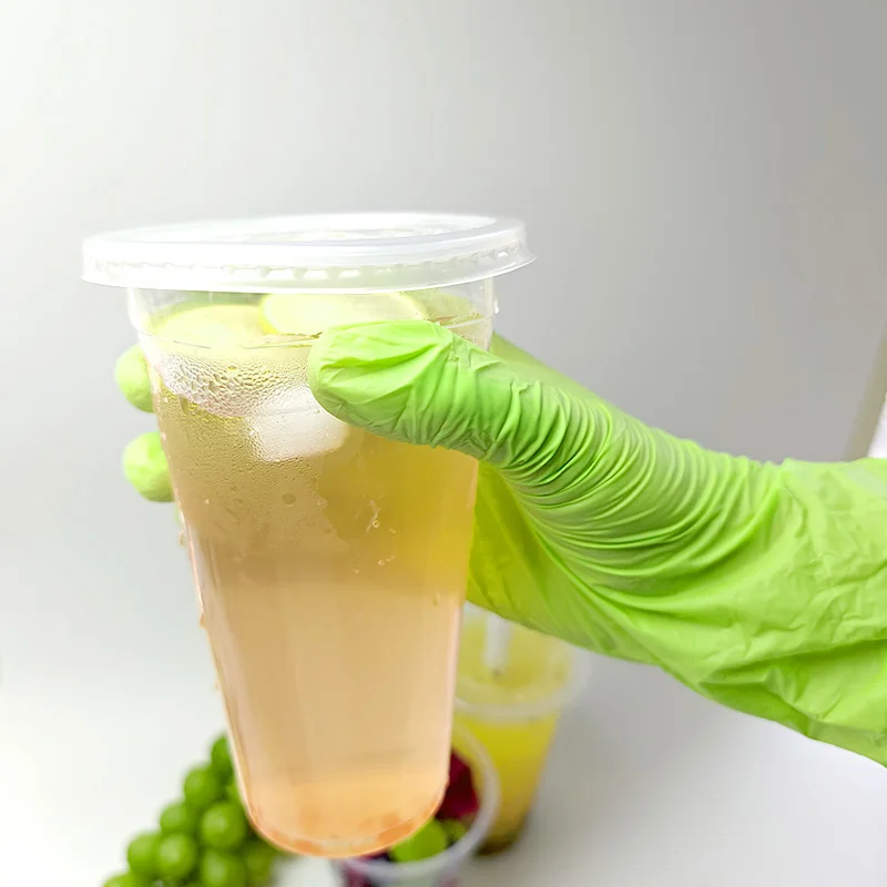 20/50/100PCS Green Disposable Nitrile Gloves Household Gloves Powder Free Latex Free Suitable for Cooking Beauty Cleaning Tools