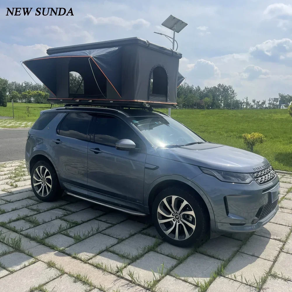 Durable aluminum hard shell roof top car  tent box Very quick to set up car tent tienda techo coche for cars