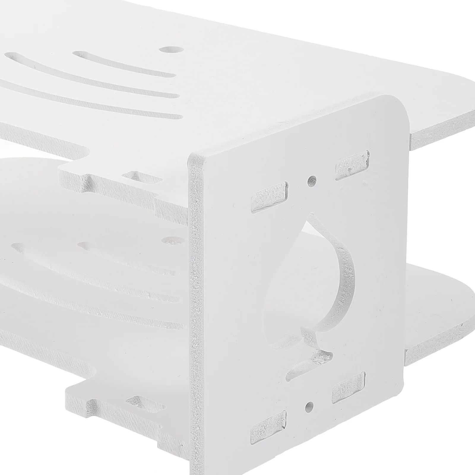 ชั้นวางเราเตอร์ติดผนัง ดีไซน์ระบายอากาศไม้ ช่วยระบายความร้อน เหมาะสำหรับห้องนั่งเล่น ห้องนอน ชั้นวางติดผนังขนาดเล็ก