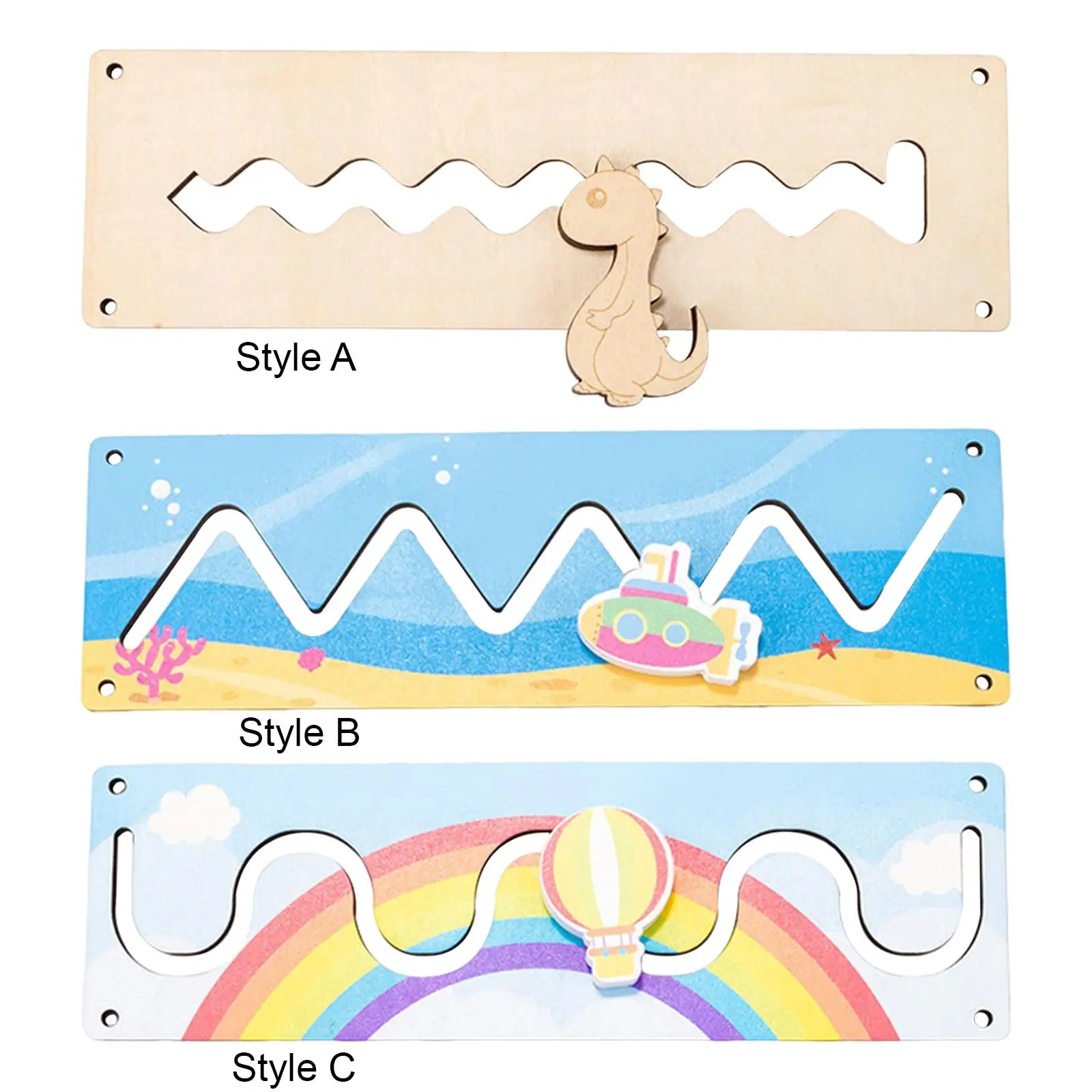 Zabawki sensoryczne do wczesnej edukacji, tablica manipulacyjna, drewniana zabawka rękodzielnicza sensoryczna