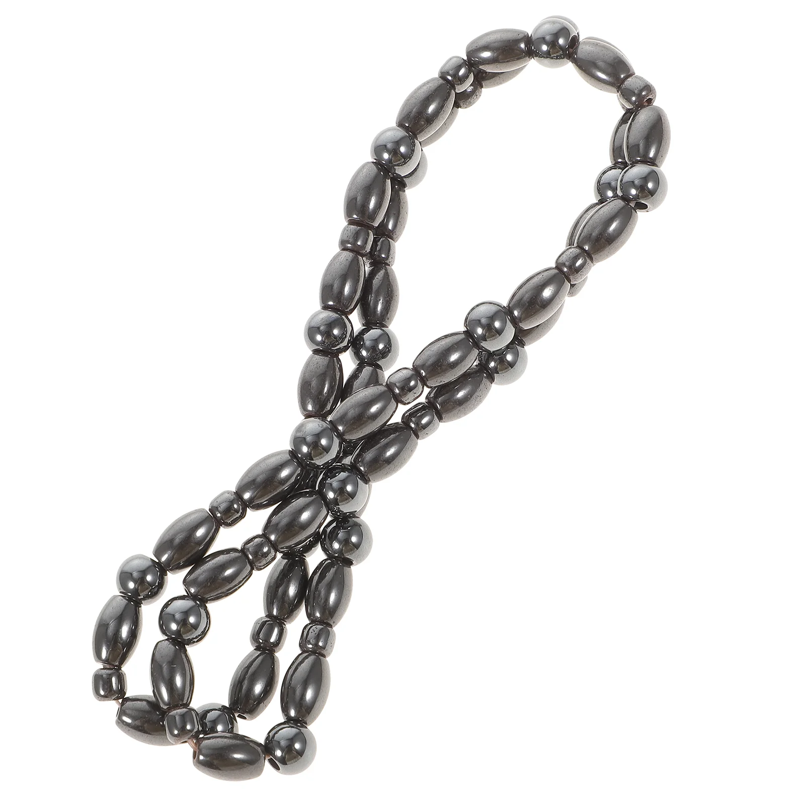 2pcs Weight Loss Anklet Magnet Bracelet Elastic Bracelet for Women and Man (Black) weight loss bracelet